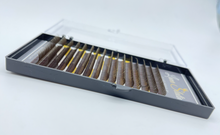NUEVA LINEA! Extensiones de Pestañas Marrones (Tallas mixtas, grosor 0,07 - C, CC)