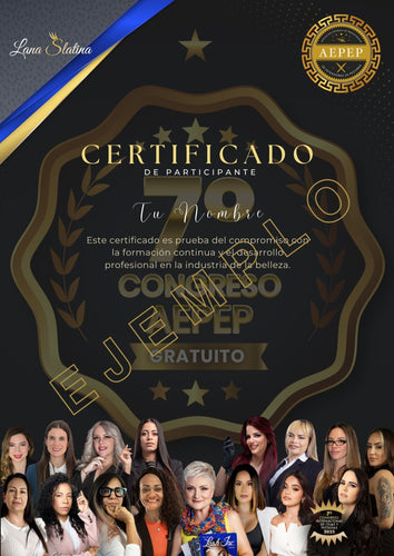 Certificado de Participante en el Congreso AEPEP 2025