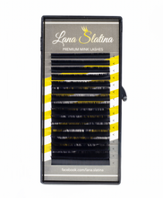NUEVA LINEA! Extensiones de Pestañas (Tallas mixtas color negro - C, CC, D, L, LC, B, M)
