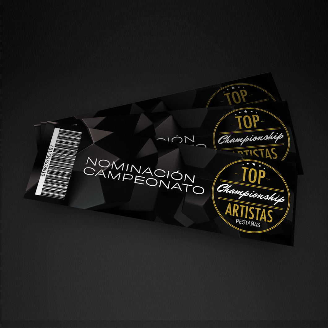 Participación en el Campeonato Online TOP ARTISTAS (BELLEZA 50+)